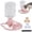 F, variant on No Spill Anti-Tip Pet Water Dispenser with Suction Cups, Automatic Water Bowl with Removable Tank for Cats & Small Dogs