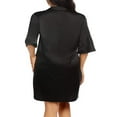 thumbnail image 5 of Chemise de Nuit à Manches Courtes Boutonnée pour Femmes, 5 of 5