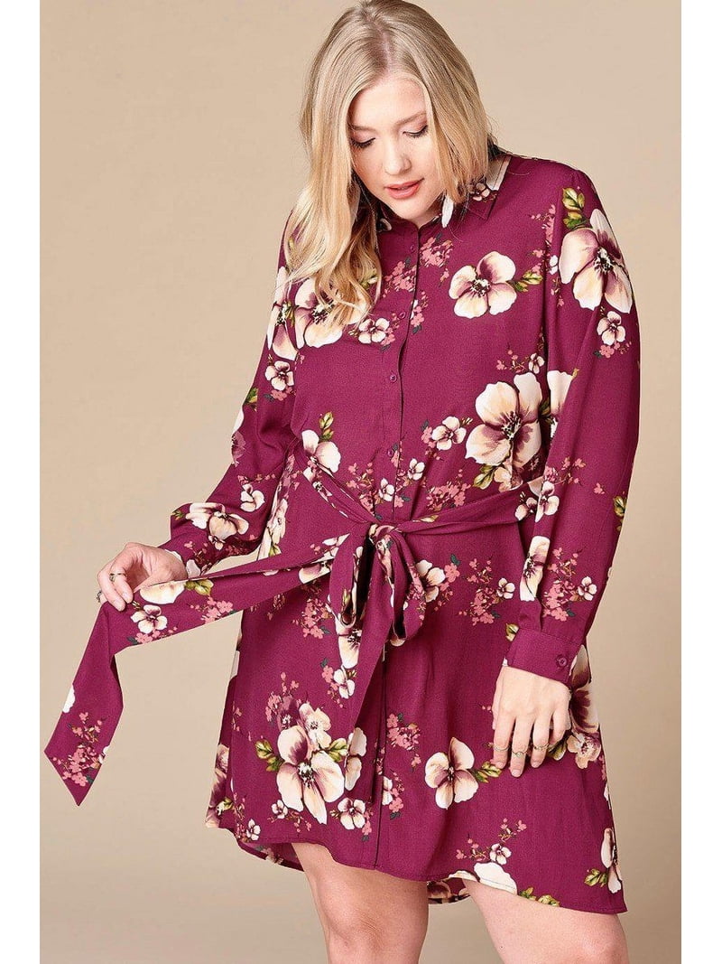 button down shirt dress Sandro // Tweed Belted Dress – VSP Consignment main image 0