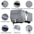 thumbnail image 2 of Waterproof Durable RV Motorhome Travel Trailer Cover 18-38FT Camper 4-Ply W/Zipper 27'-30', 2 of 8