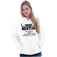 thumbnail image 3 of Deer Hunting Definition Antlers Unisex Plus Fleece Graphic Hoodie Brisco Brands 4X, 3 of 5