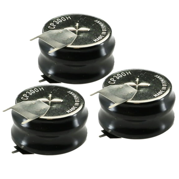 3x 2/CP300H-3PIN 2.4V 300mAh NiMH Battery w/PINS for GPS, Car Alarms, Beacon