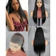 thumbnail image 1 of Peluca de Encaje Frontal Completo de 13x4 sin Pegamento de 22 Pulgadas, Muchos Colores Disponibles Rectos, 200% de Alta Densidad, Pelucas de Cabello Humano Predesmenuzadas, Cabello Largo, 1 of 6
