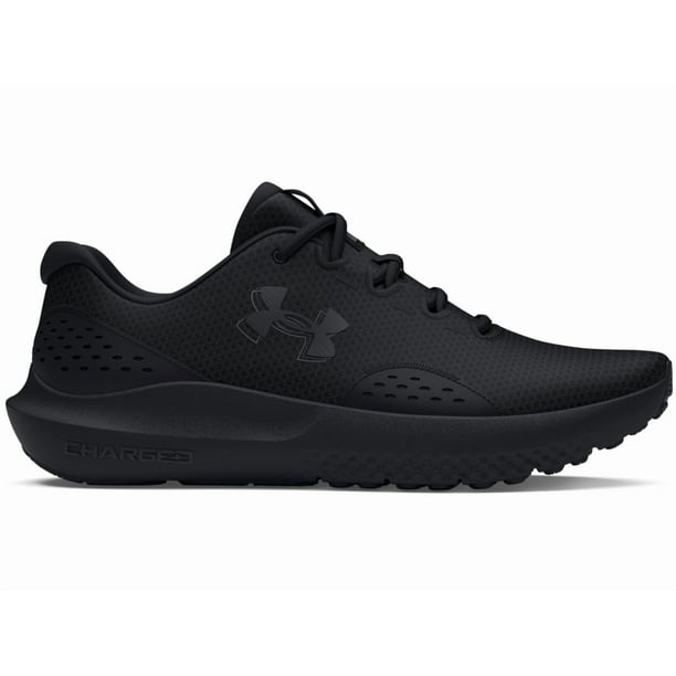 Zapatos Under Armour Charged Surge 4 para hombre, negros, talla 12.5 EE. UU.