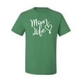 thumbnail image 2 of Mom Life Best Mom Mother's Day Gift Blessed Family Kids | Mens Mother's Day Graphic T-Shirt, Kelly, Large, 2 of 4