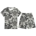 thumbnail image 3 of Aocisk Clothing Set for Outdoor Training Physical Fitness Training Performance for Children Grey 7-8 Years, 3 of 4