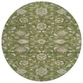 thumbnail image 2 of Addison Rugs Chantille Indoor/Outdoor Transitional Moroccan Olive Washable Round Rug, 8' x 8', 2 of 6