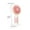 B, variant on FEOLGEHLY Portable Handheld Fan, Rechargeable Mini Personal USB Cooling Fan for Home Bedroom, Quiet Small Desktop Desk Fan, Single Speed Five Blades Fan for Office Outdoor Daily Use