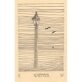 thumbnail image 3 of Karl Wiener 13x18 Black Modern Framed Museum Art Print Titled - Lantern and Three Birds (Around 1920), 3 of 5