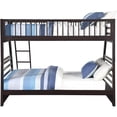 thumbnail image 4 of Benjara Wooden TwinXL/Queen Bunk Bed with Drawers- Espresso Brown, 4 of 5