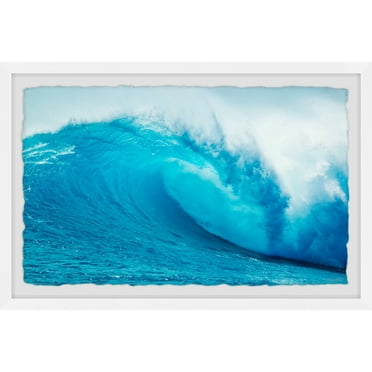 Marmont Hill Go With the Flow Framed Painting Print
