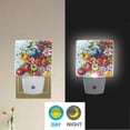 thumbnail image 2 of Yayeee LED Plug in Night Light for The Home with Auto Dusk to Dawn Light Sensors, 2 Pack, Blue Floral Tomatoes, 2 of 6