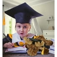 thumbnail image 7 of DolliBu Brown Lying Moose Graduation Plush Toy - Super Soft Moose Graduation Stuffed Animal Dress Up with Gown and Cap with Tassel Outfit - Reward Celebration Grad Gift - 9 Inch, 7 of 7