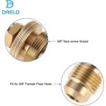 thumbnail image 3 of 1lb Propane Tank Cansiter Regulator Adapter Connection To 3/8 Male Flare (5/8"-18unf) Thread, 3 of 5