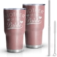 thumbnail image 6 of Mother of Bride Tumbler,Double Wall Stainless Steel Vacuum Insulated Water Botter Cups- Gifts for Bridal Shower,Bachelor Party,Bachelorette,Engagement,Wedding (30 oz, Mother of Bride), 6 of 6