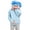 Blue, variant on Big Mouth Monster Pullover Hoodies Unisex Flannel Hooded Sweatshirt Oversized Hoodies For Women Plush Soft Halloween Outfits