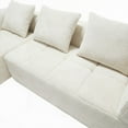 thumbnail image 6 of Modern Modular L-Shaped Sofa 98.42-inch with Chaise, Chenille Fabric, Durable, 6 of 24