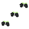 thumbnail image 2 of Sonducket 1 par de manoplas para niños, accesorio de ropa cómoda, Color sólido, tejido térmico, manoplas para niñas, niños, para invierno, negro Type1 NO1 Sonducket CBP341924, 2 of 6