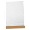 thumbnail image 4 of HONMEET GooHochy 1-Pack Professional Wood Tabletop Sign Holder for Menu Display and Use, 4 of 8