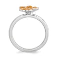 thumbnail image 2 of Bague en Argent Sterling Stackable Expressions Gladiolus Taille 7, 2 of 3