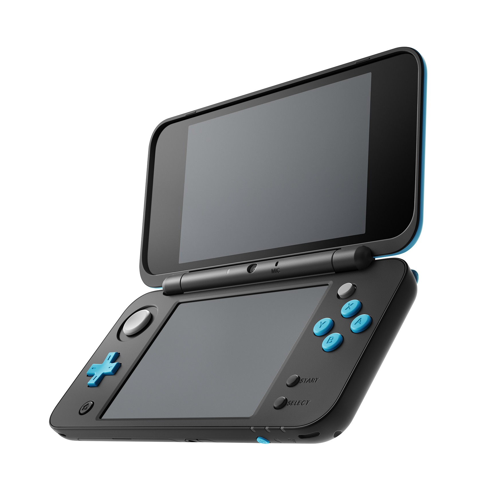 New Nintendo 2DS XL System w/ Mario Kart 7 Pre-installed, Black & Turquoise - image 3 of 6