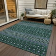 thumbnail image 6 of Addison Rugs Chantille Indoor/Outdoor Transitional Boho Green Washable Rectangle Rug, 10' x 14', 6 of 6