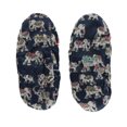 thumbnail image 2 of LazyOne Fuzzy Feet Slippers for Women, Cute Fleece-Lined House Slippers, Elephants, Non-Skid, 2 of 6