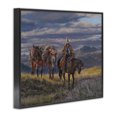 thumbnail image 4 of Stupell Industries Sauntering Cowboy & Horses Landscape Painting Black Framed Art Print Wall Art, 20 x 16, 4 of 10