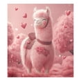 thumbnail image 3 of Haosy Dishwasher Magnet Cover Magnetic Fridge Door Cover Home Kitchen Decor Valentine's Day Cute Alpaca 23"x 26", 3 of 6