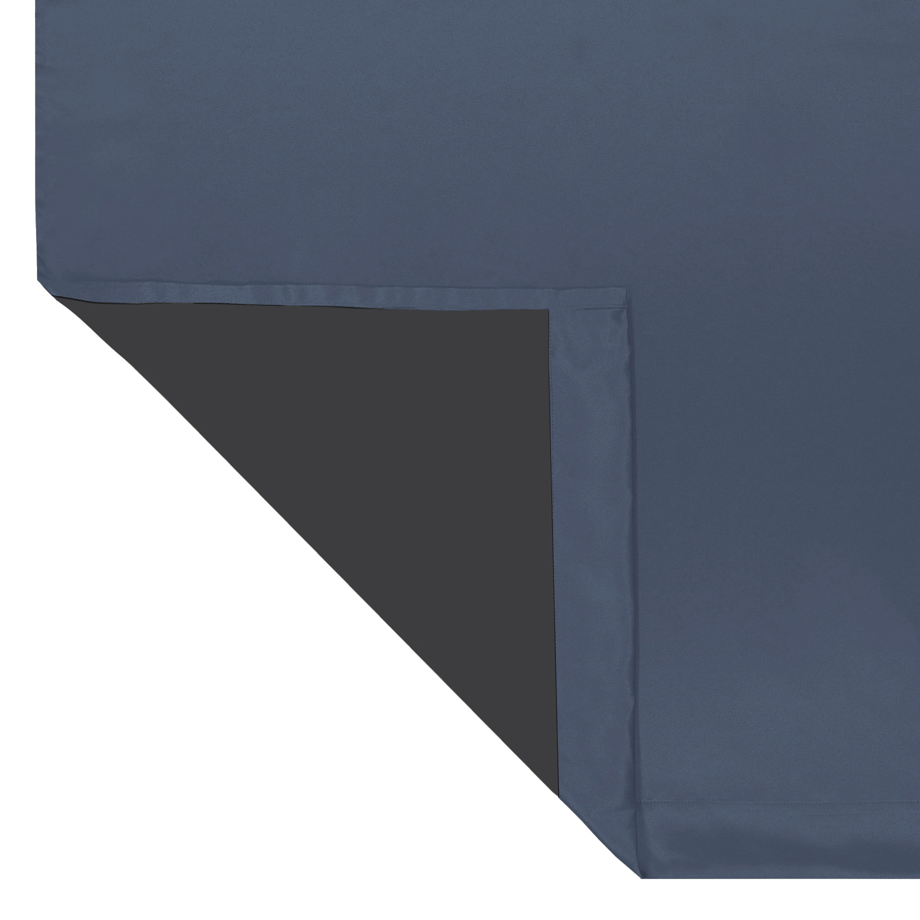 Mainstays Room Darkening Grommet Curtain Panel Pair, Set of 2, Blue Moonlight, 30"W x 84"L