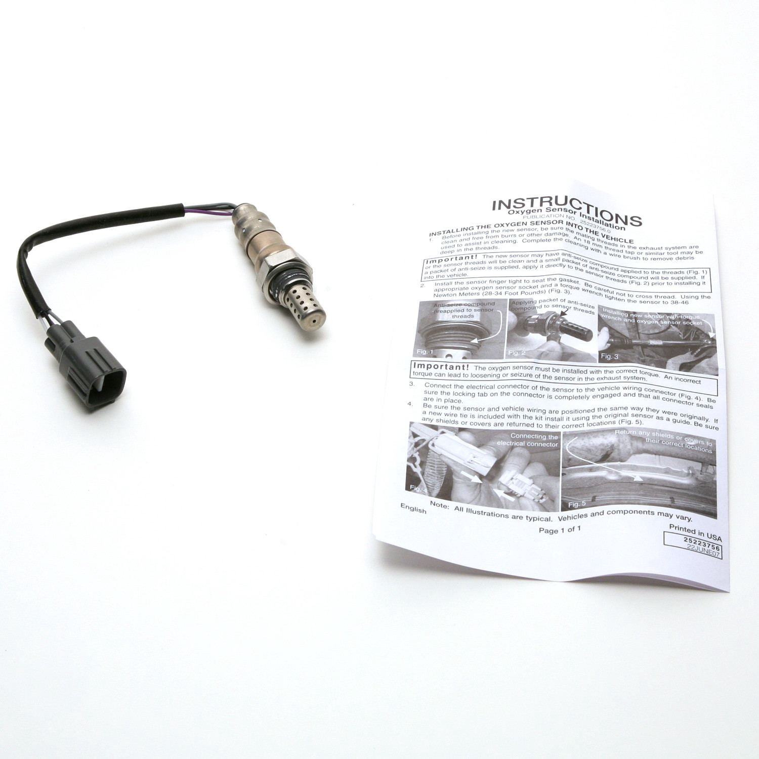 Delphi Oxygen Sensor P/N:ES20326 Fits select: 2002-2015 TOYOTA CAMRY, 2006-2012 TOYOTA RAV4