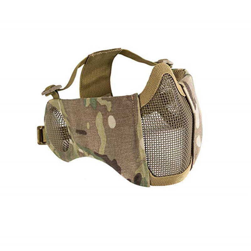 Cagoule Tactique Intégrale Camouflage – Masque Visage Airsoft Et Outdoor