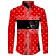 thumbnail image 1 of Camisa a cuadros retro para hombre Camisa de manga larga de temporada Ropa casual para exteriores para hombre Camisa de estilo étnico para exteriores Camisa con solapa y botones, 1 of 6