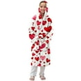 thumbnail image 2 of Ropa de cama Ropa infantil Albornoz grueso con capucha alargado Pijamas de terciopelo para niñas Camisón de poliéster para niñas, 2 of 7