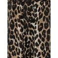 thumbnail image 5 of High Waist Leopard Print Mini Shorts, 5 of 5