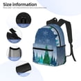 thumbnail image 5 of Gaeub Christmas Trees School Backpack Waterproof Bookbag for Men Women College High School Bags, 5 of 8