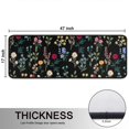 thumbnail image 5 of Kitchen Rugs Sets Of 2,Pioneer Flower Floral Print Pattern Anti Fatigue Kitchen Mat Rugs Non Slip Washable,Decorative Kitchen Floor Mats for Kitchen,Sink,Laundry,17"x47"+17"x47", 5 of 5
