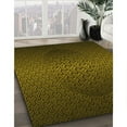 thumbnail image 2 of Ahgly Company Indoor Rectangle Patterned Black Bean Brown Area Rugs, 2' x 5', 2 of 6