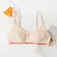 thumbnail image 2 of Girls Sports Bras 6-11 Seamless Racerback Training Bras for Girls-No Pads, Chest Double Lined Orange 10-14Y, 2 of 4