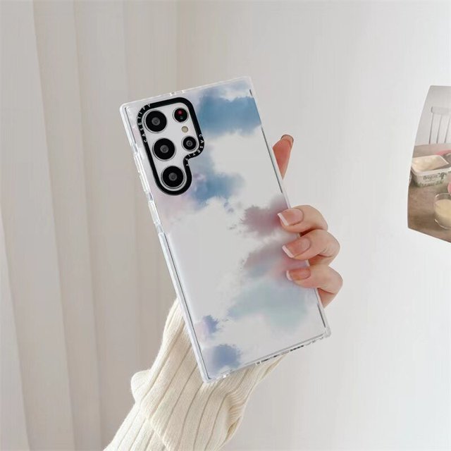 Casetify-funda de teléfono suave transparente para Samsung Galaxy S21 Ultra S21 Plus S21 Lady Girl, carcasa a prueba de golpes, flores y mariposas qiuyongming unisex