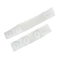 thumbnail image 2 of GUOOL 1 Pair Pants Button Extenders Portable Spare Parts Multifunctional Elastic Pants White, 2 of 9