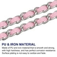 thumbnail image 3 of Uxcell Purse Chain Strap 47 Inch Iron Chain Strap Adjustable Chains Replacement for Wallets Clutch Bags Pink/Silver Tone, 3 of 5