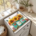 thumbnail image 6 of Sunflower Print Washer Dryer Top Cover, Waterproof Non-Slip Washing Machine Protector Mat for Laundry Room Decor, 23.6"x19.7", 6 of 8