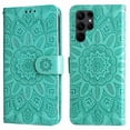 thumbnail image 1 of Funda tipo cartera GANGXUN para Samsung Galaxy S23 Ultra , diseño girasol, cuero PU, soporte, cierre magnético, tarjetero, 1 of 5