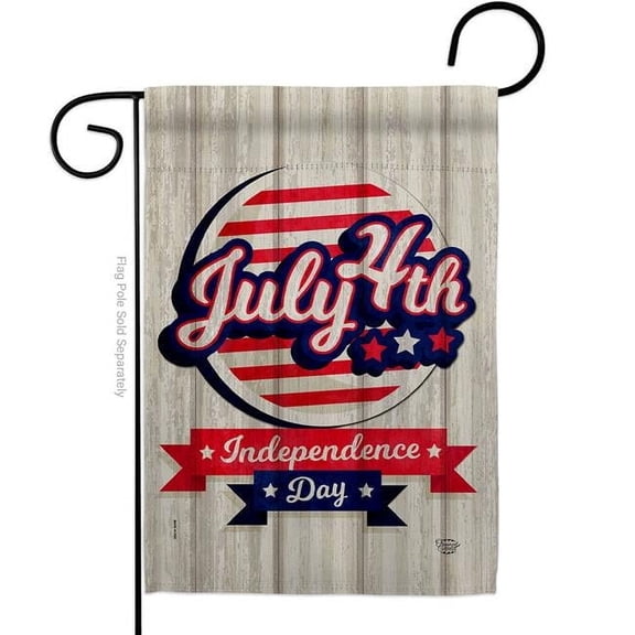 Ornament Collection G192633-BO 13 x 18.5 in. Independence Freedom American Fourth of July Vertical Garden Flag with Double-Sided House Decoration Banner Yard Gift