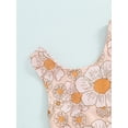 thumbnail image 5 of Bagilaanoe Toddler Baby Girl One-Piece Swimsuit Flower Print Sleeveless Swimwear 18M 24M 3T 4T 5T 6T Kids Ruffle Bathing Suit, 5 of 8