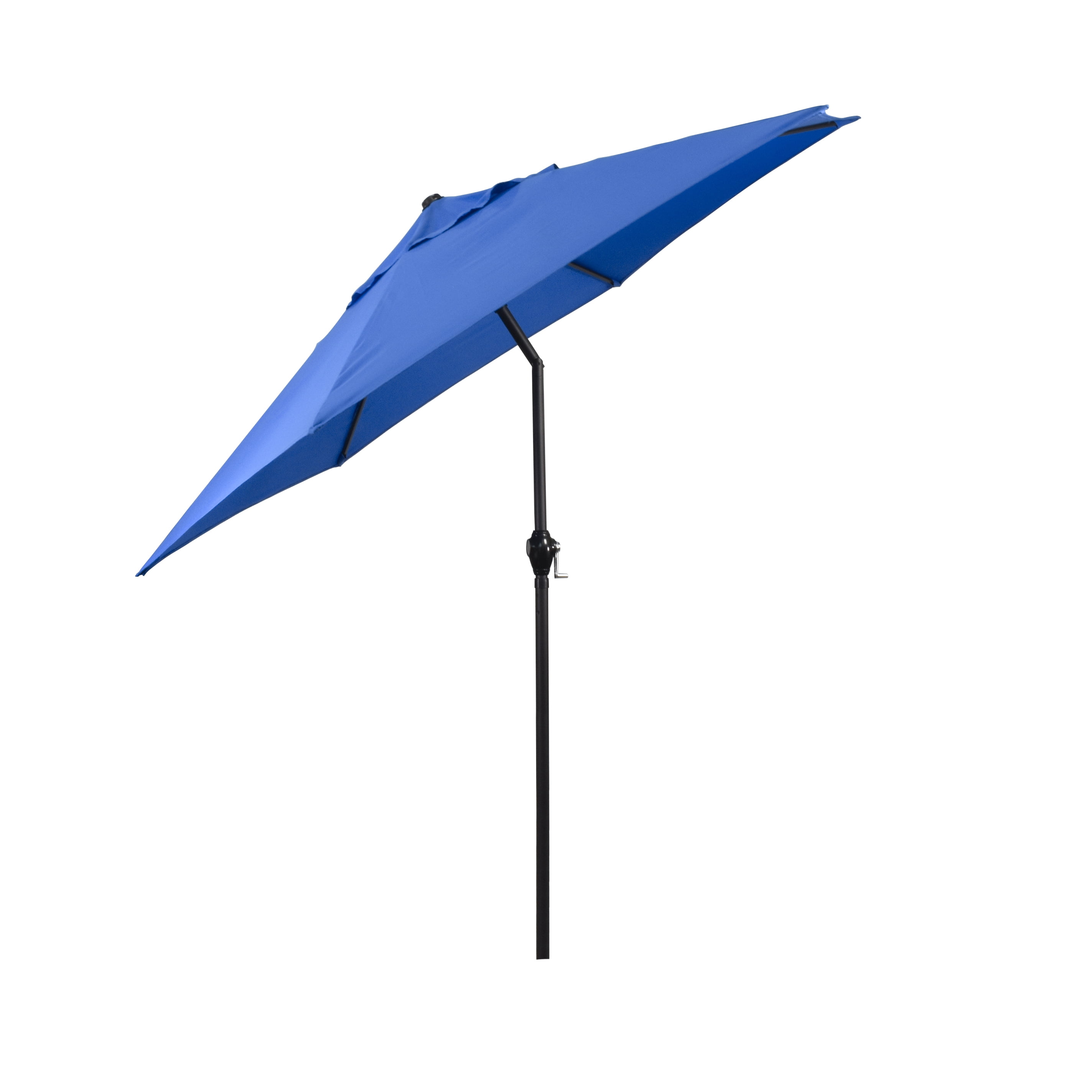 Astella 9' Steel Market Umbrella With Push Tilt in Polyester Pacific Blue