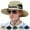 Beige, variant on Sun Bucket Hat for Men, 3.94'' Wide Brim Bucket Fishing & Beach Hats