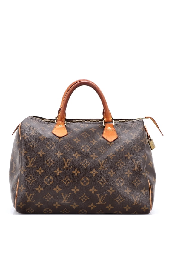 Pre-Owned Speedy Handbag Monogram Canvas 30 By Rebag