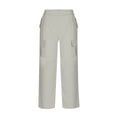 thumbnail image 3 of YueHuiYing Fashion Pants Women Ladies Solid-color Stretch Belt Long Pants String Button Pockets Pants Trousers, 3 of 9